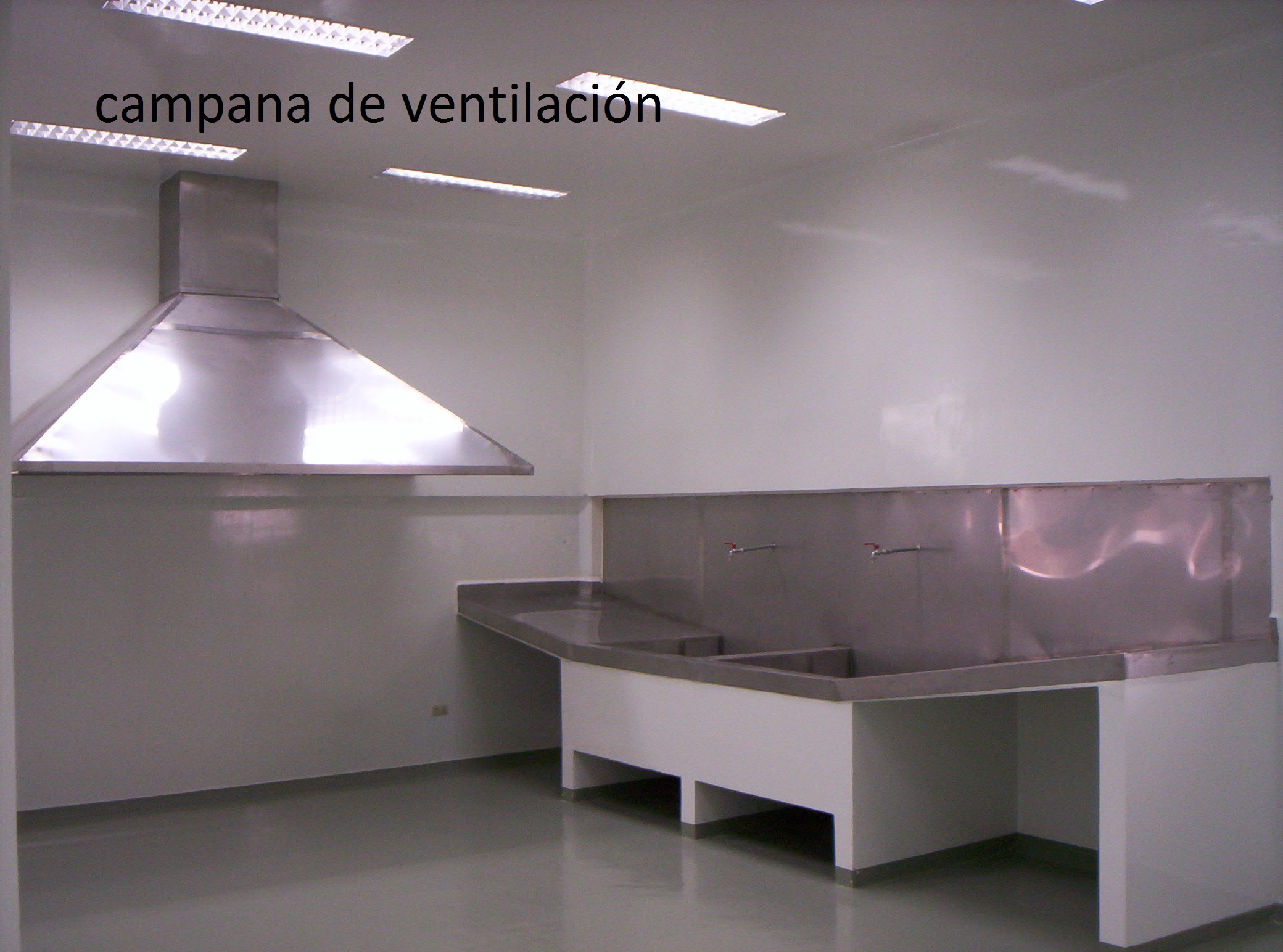 1. campana de ventilación.